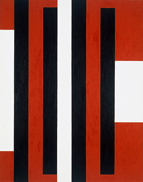 painting, Black Red White, by Andrew Spence.