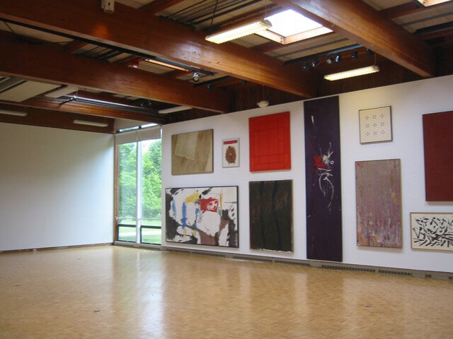 Installation views of exhibition at Usdan Gallery.